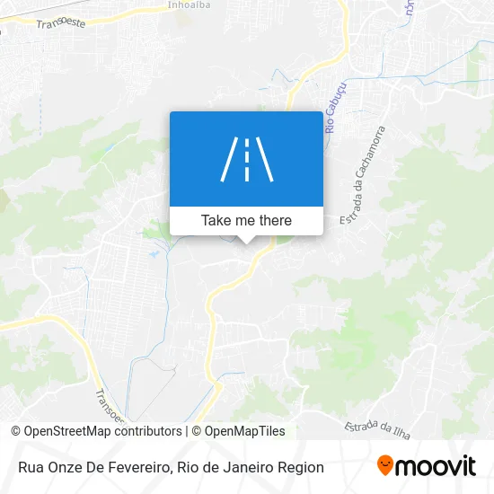 Rua Onze De Fevereiro map