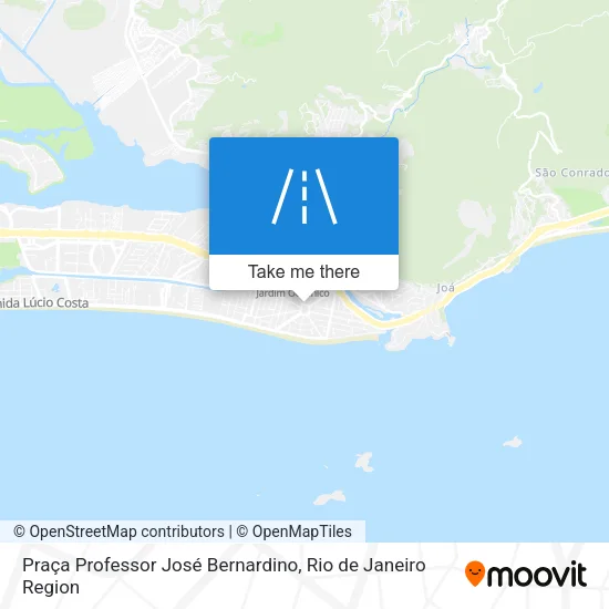 Praça Professor José Bernardino map