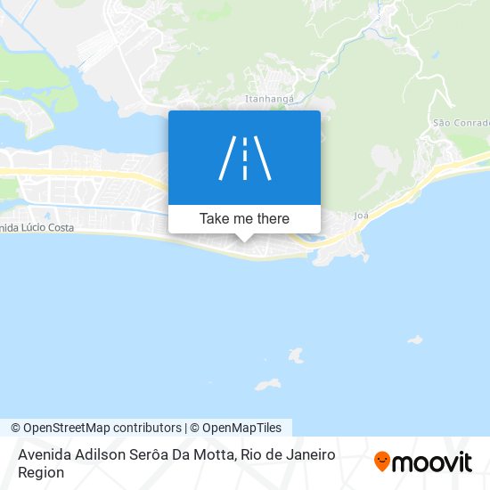 Mapa Avenida Adilson Serôa Da Motta