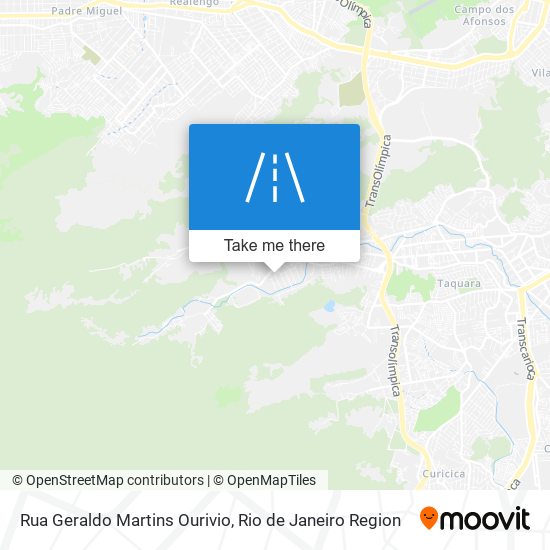 Rua Geraldo Martins Ourivio map