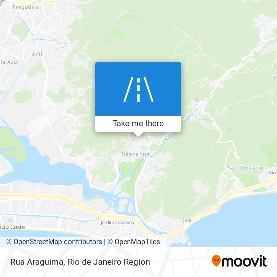 Rua Araguima map