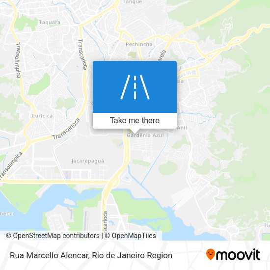 Rua Marcello Alencar map