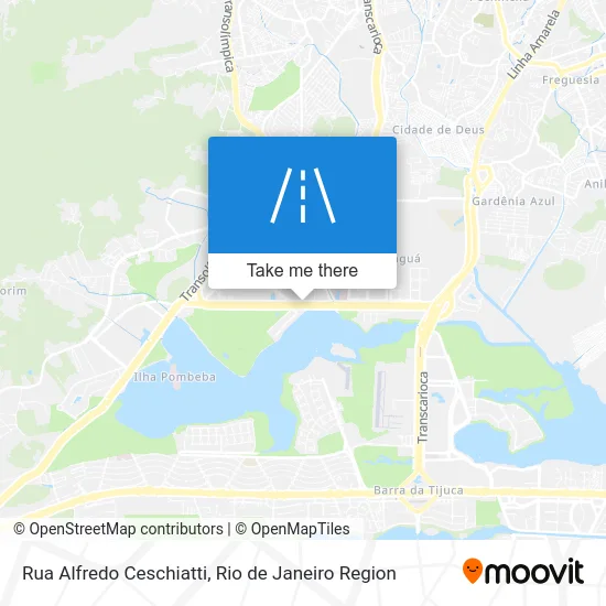 Rua Alfredo Ceschiatti map