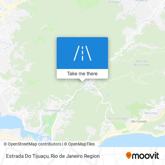 Estrada Do Tijuaçu map