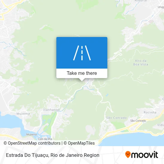 Estrada Do Tijuaçu map