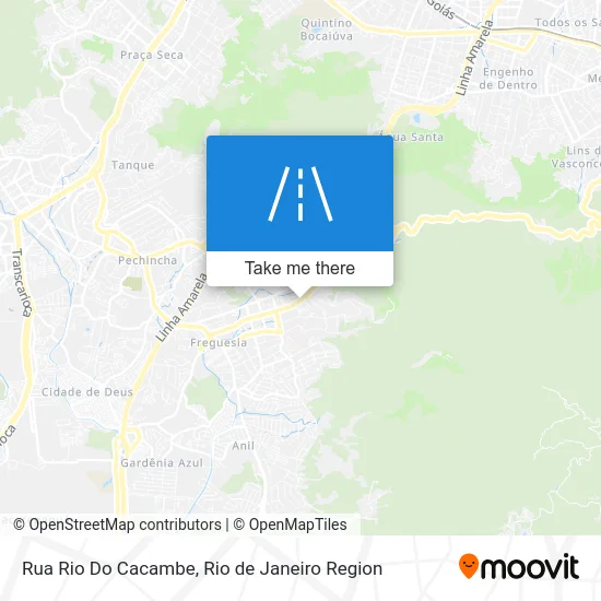 Rua Rio Do Cacambe map