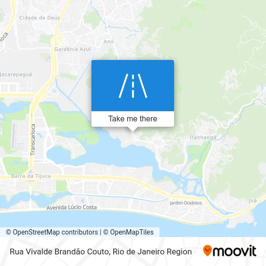 Rua Vivalde Brandão Couto map