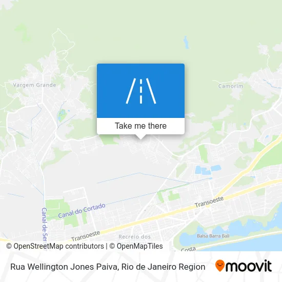 Rua Wellington Jones Paiva map