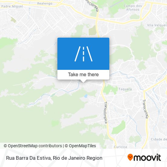 Mapa Rua Barra Da Estiva