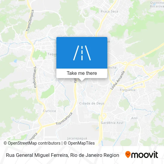 Rua General Miguel Ferreira map