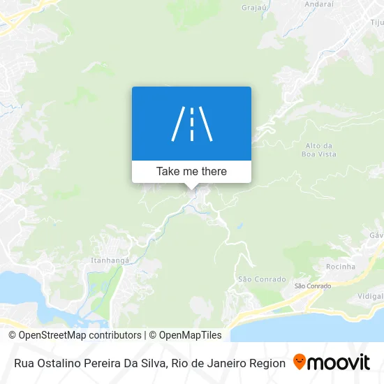 Rua Ostalino Pereira Da Silva map