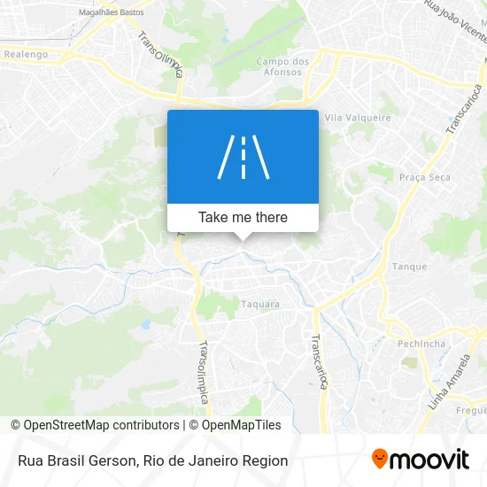 Rua Brasil Gerson map