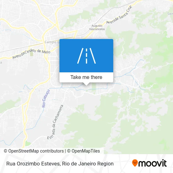 Rua Orozimbo Esteves map