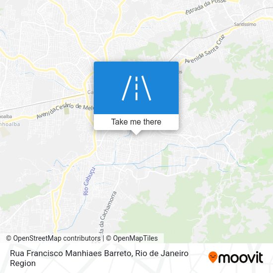 Rua Francisco Manhiaes Barreto map