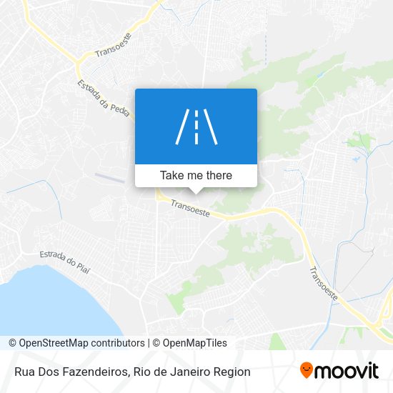 Rua Dos Fazendeiros map