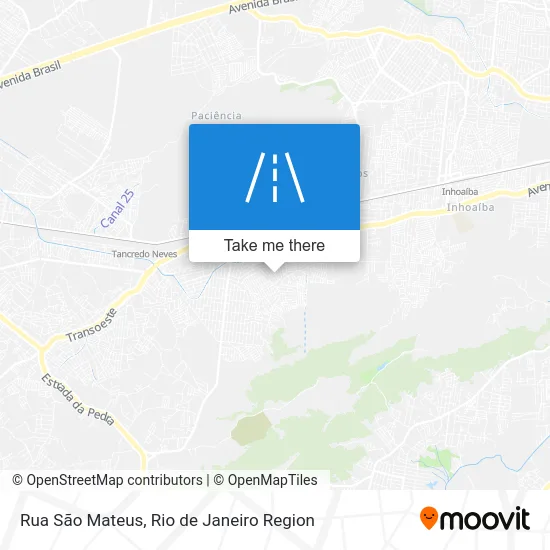 Rua São Mateus map