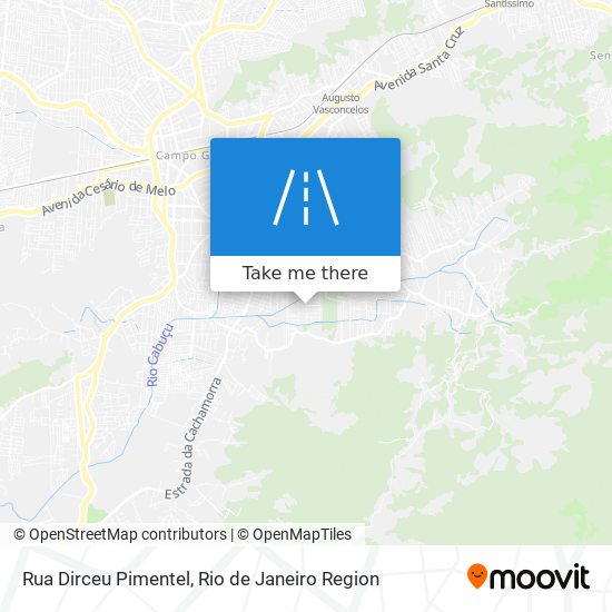 Rua Dirceu Pimentel map