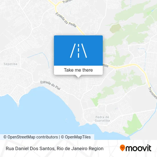 Rua Daniel Dos Santos map