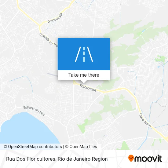 Rua Dos Floricultores map