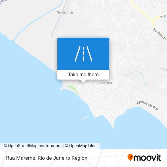 Rua Marema map