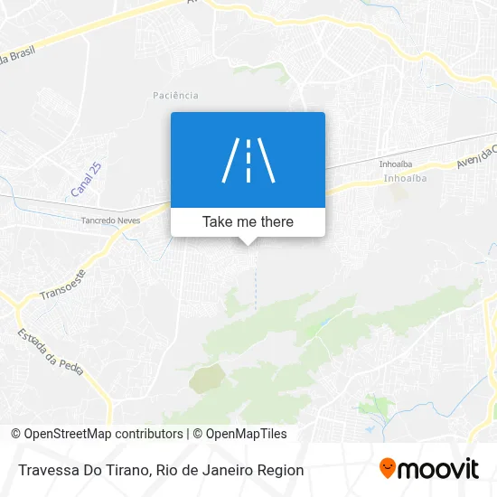 Travessa Do Tirano map