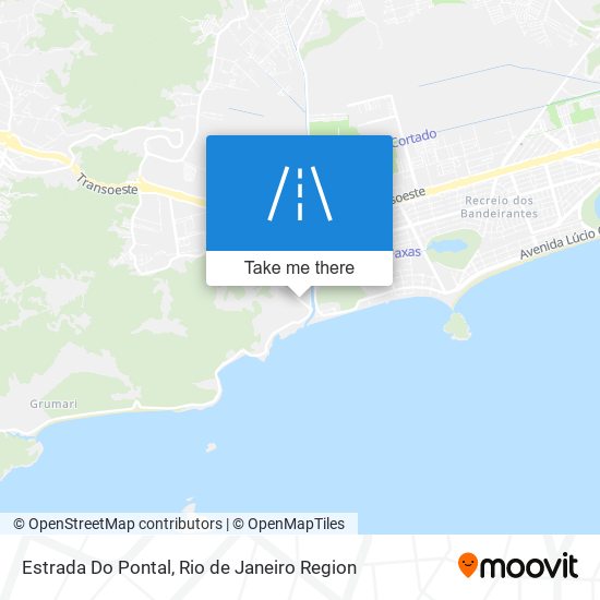 Estrada Do Pontal map
