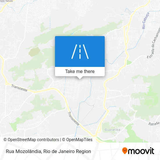 Rua Mozolândia map