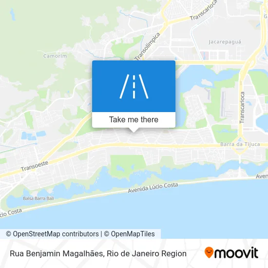 Rua Benjamin Magalhães map