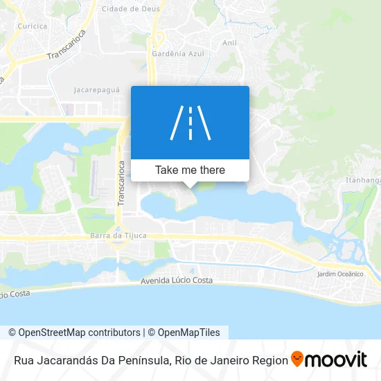 Rua Jacarandás Da Península map