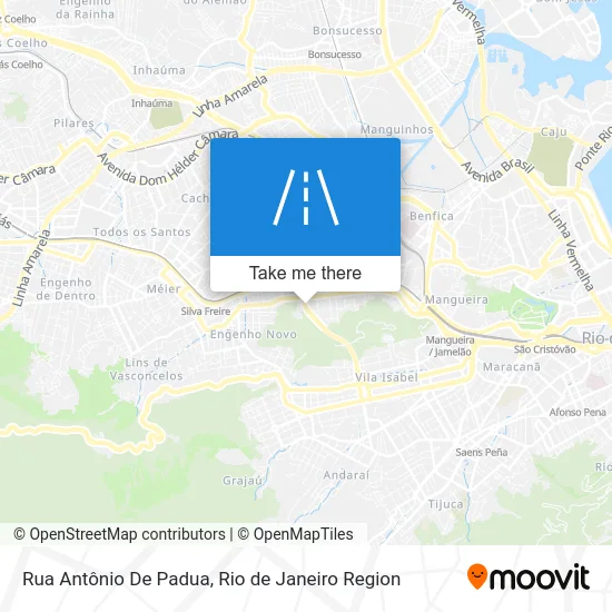 Rua Antônio De Padua map
