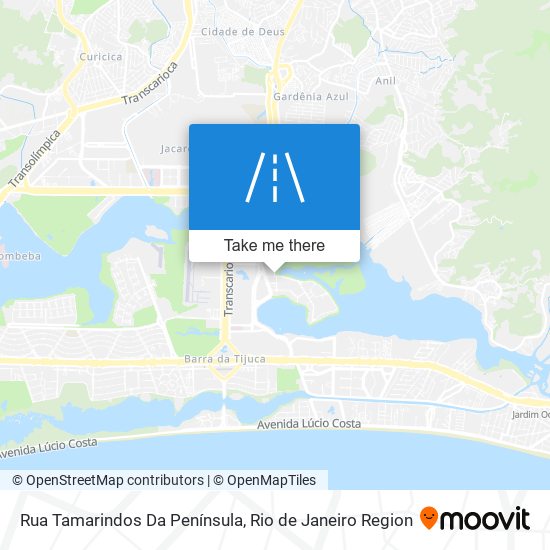 Mapa Rua Tamarindos Da Península
