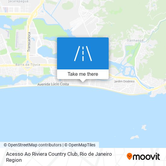Mapa Acesso Ao Riviera Country Club
