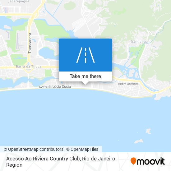 Acesso Ao Riviera Country Club map