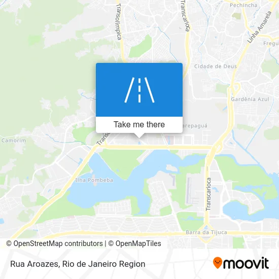 Rua Aroazes map