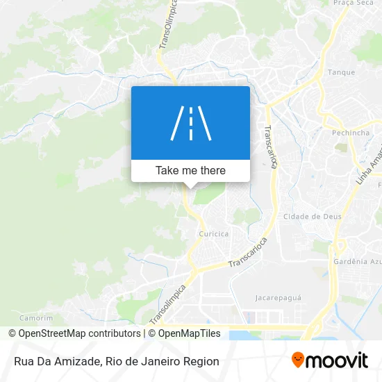 Rua Da Amizade map