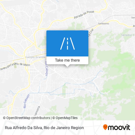 Mapa Rua Alfredo Da Silva