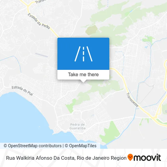 Rua Walkíria Afonso Da Costa map