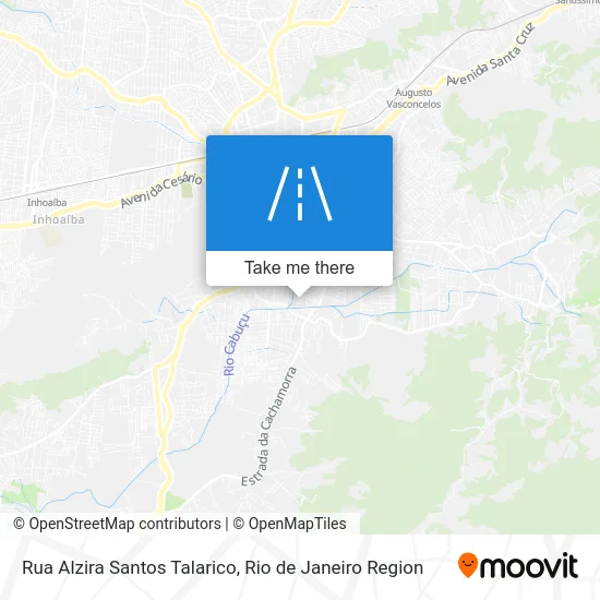 Rua Alzira Santos Talarico map