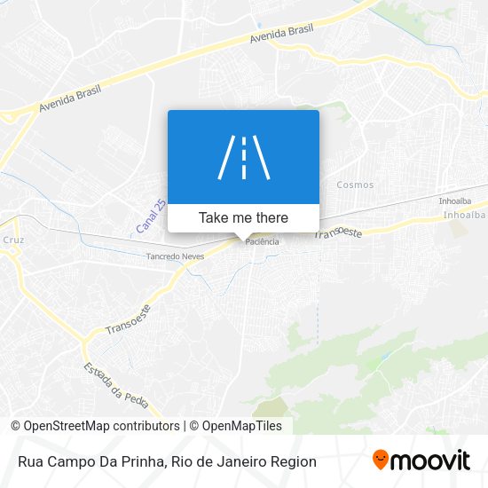 Rua Campo Da Prinha map