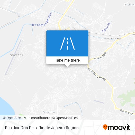 Mapa Rua Jair Dos Reis