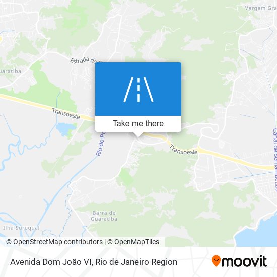 Mapa Avenida Dom João VI