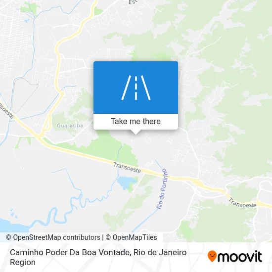 Caminho Poder Da Boa Vontade map