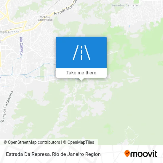 Estrada Da Represa map