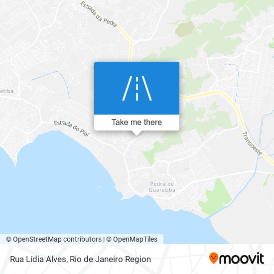Mapa Rua Lídia Alves
