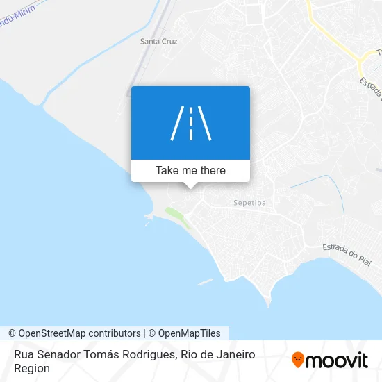 Rua Senador Tomás Rodrigues map