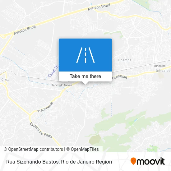Rua Sizenando Bastos map