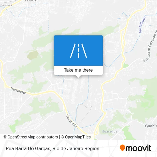 Rua Barra Do Garças map