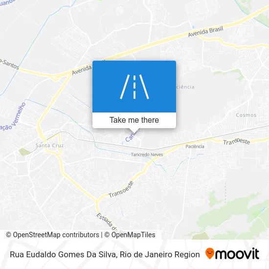 Rua Eudaldo Gomes Da Silva map
