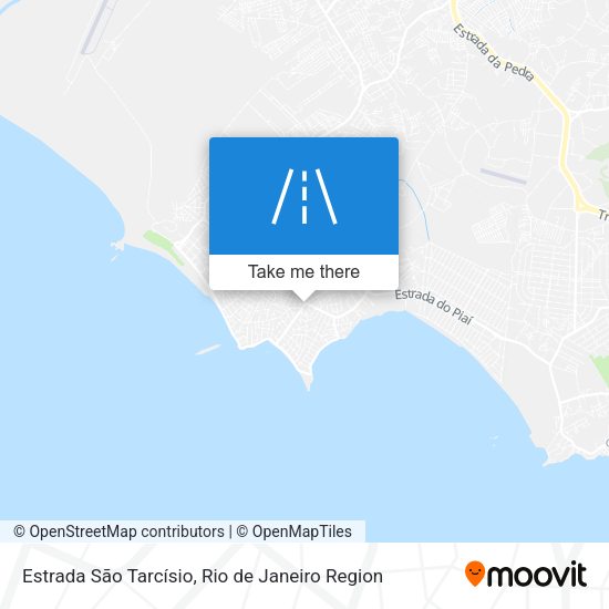 Estrada São Tarcísio map