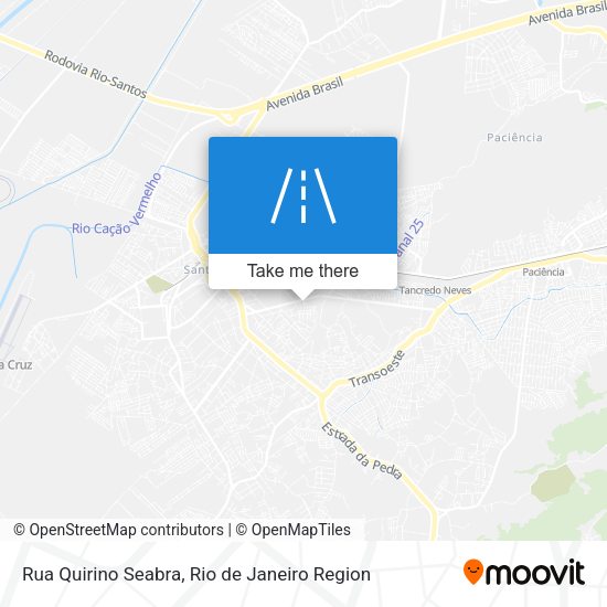 Rua Quirino Seabra map
